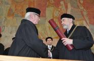 zleva: doktorand prof. B. Riečan a promotor MFF UK doc. RNDr. Jindřich Bečvář, CSc.