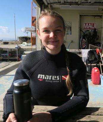 Alexandra Lichá se v Japonsku věnuje nejen výzkumu, ale i windsurfingu
