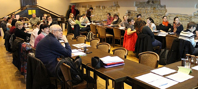 Účastníci semináře Edukace na památkových objektech ve správě Národního památkového ústavu