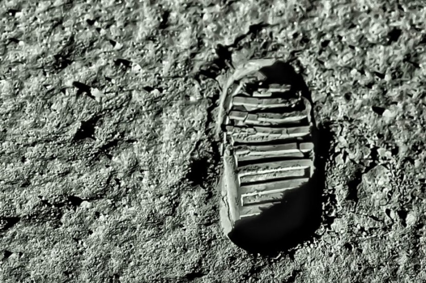 Buzz Aldrin's footprint on the surface of the Moon. Source: Shutterstock.