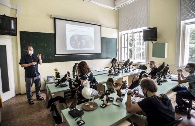 Back at the Faculty of Science in Prague after restrictions were lifted. May 2020.